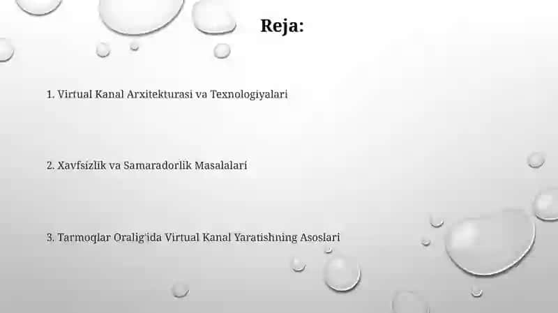 Virtual Kanal yaratish 2