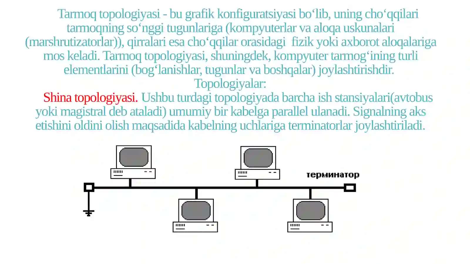Yulduzcha topologiyasi 2