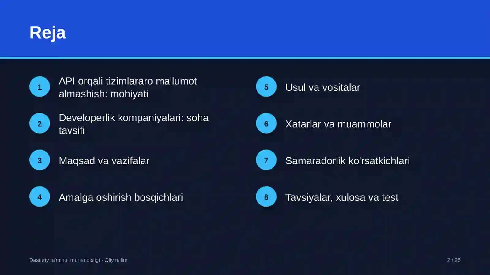 Developerlik kompaniyalarida API orqali tizimlararo ma'lumot almashish 2