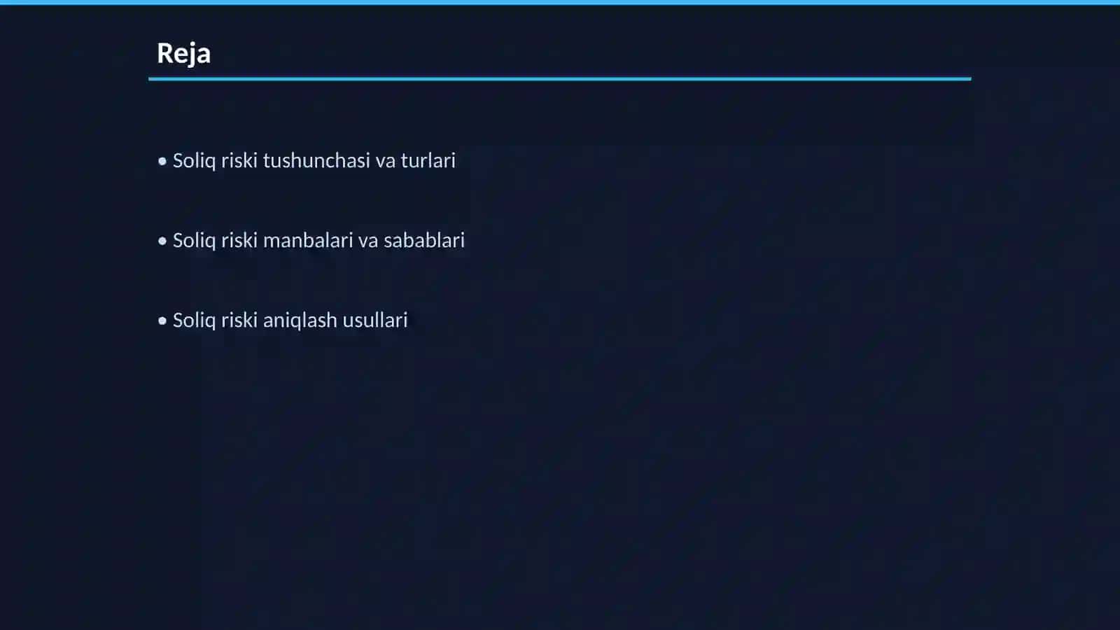 Soliq riski va uni aniqlash tartibi 2