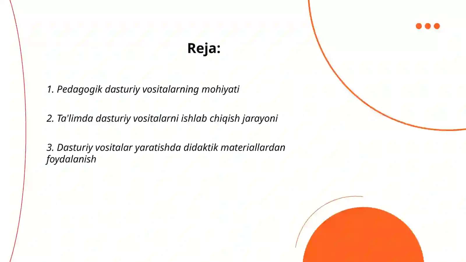Pedagogik dasturiy vositalarni tayyorlash 2