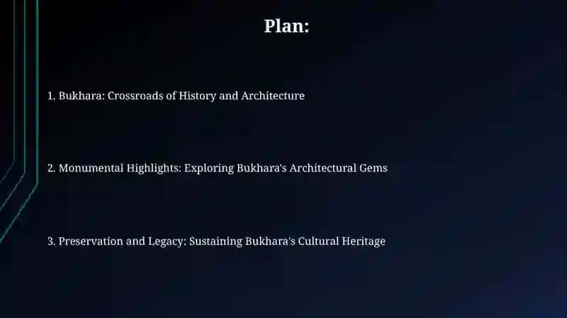 Bukhara's historical monuments 2