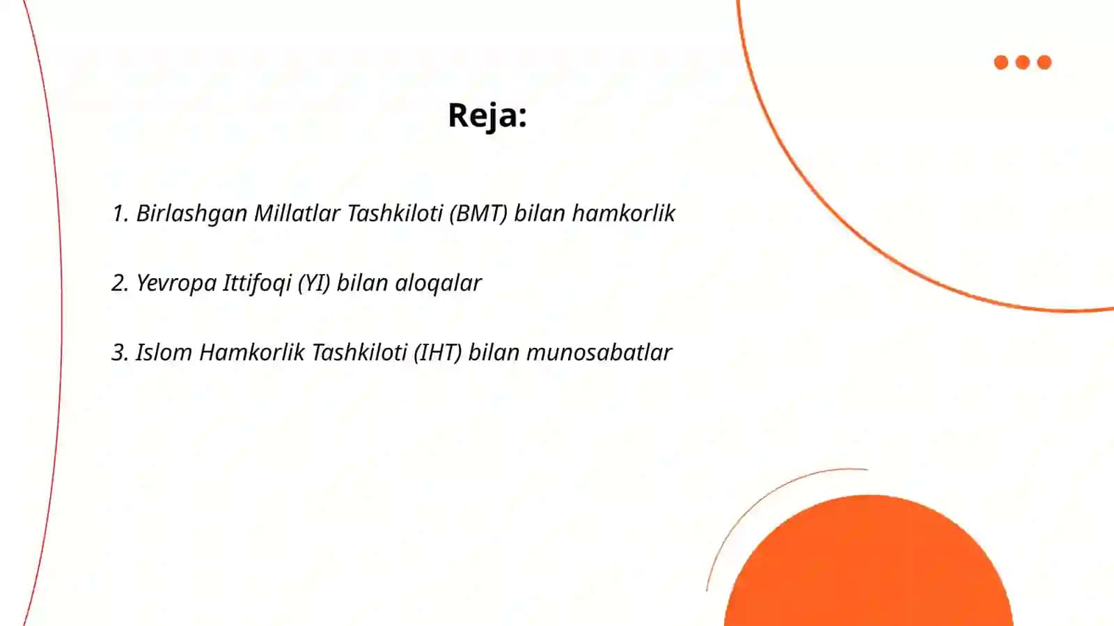 Birlashgan Millatlar Tashkiloti (BMT) 2