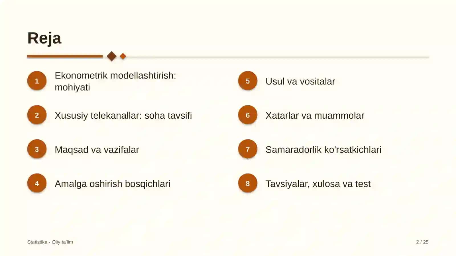 xususiy telekanallarda ekonometrik modellashtirish 5299 2