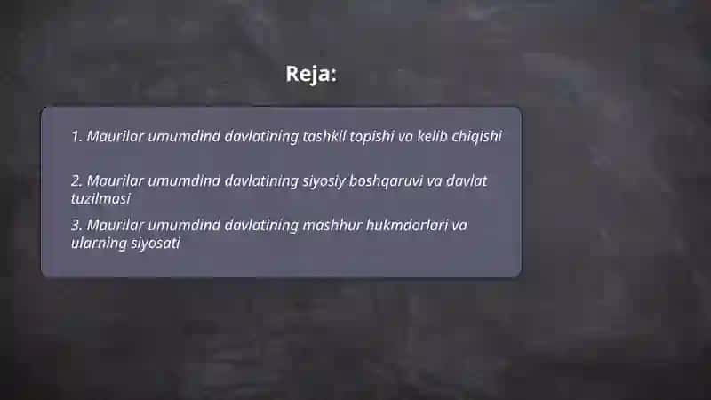Maurilar umumdind davlati 2