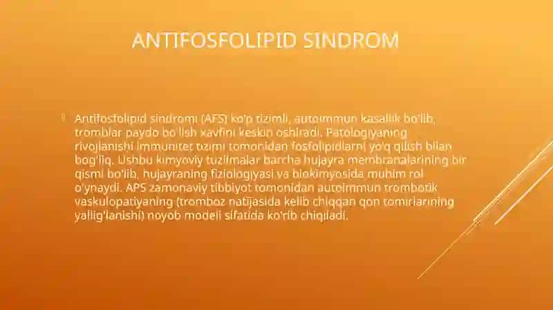 Antifosfolipidsindrom 2