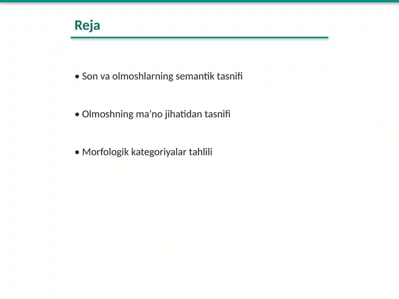 Sonning Semantik Tasnifi 2
