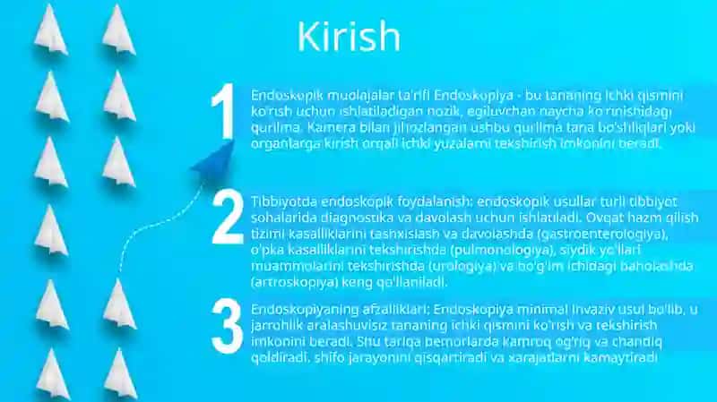 Endoskopik Usullarning Qo'Llanishi 2