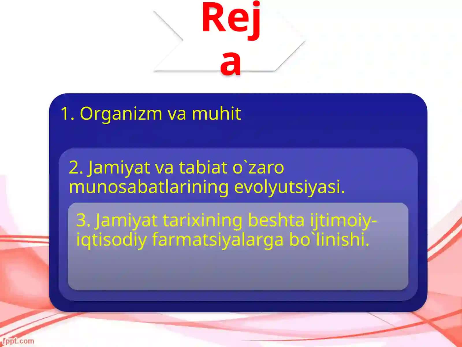 ORGANIZM VA MUHIT 2
