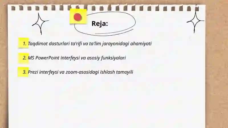 Taqdimot Dasturlari bilan Ishlash 2