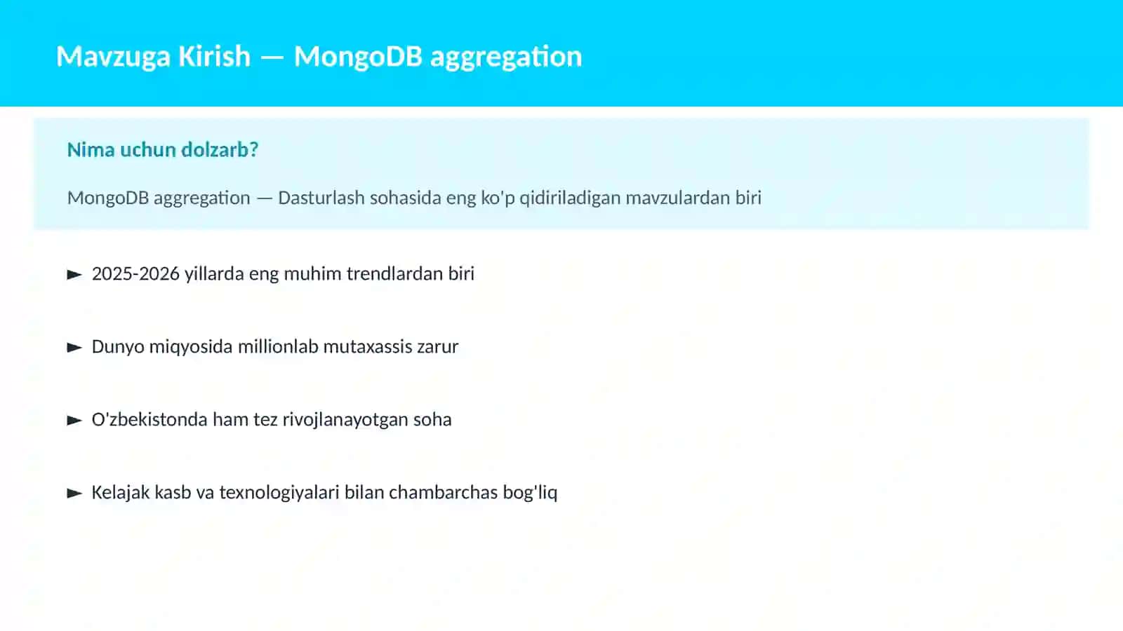 MongoDB aggregation 2