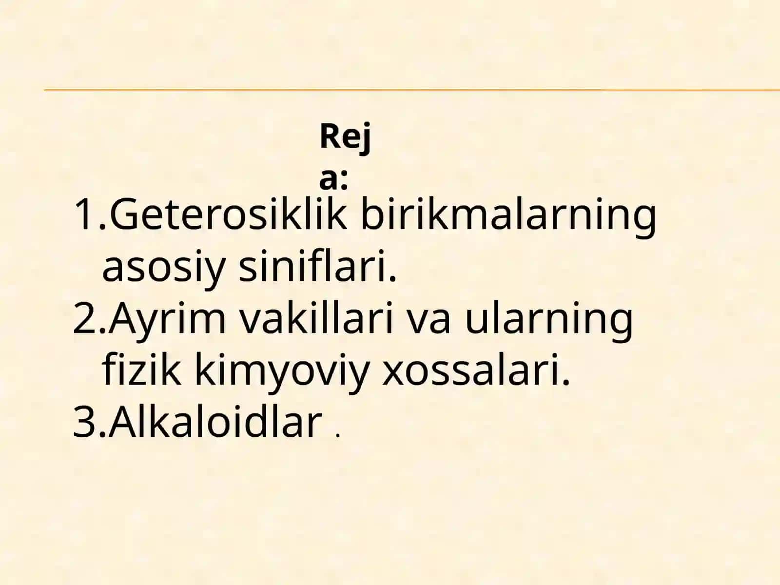 Geterosiklik birikmalar 2