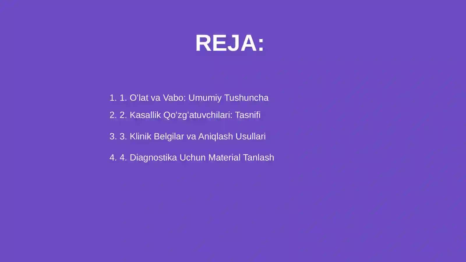 Oʻlat va Vabo: Umumiy Tushuncha 2