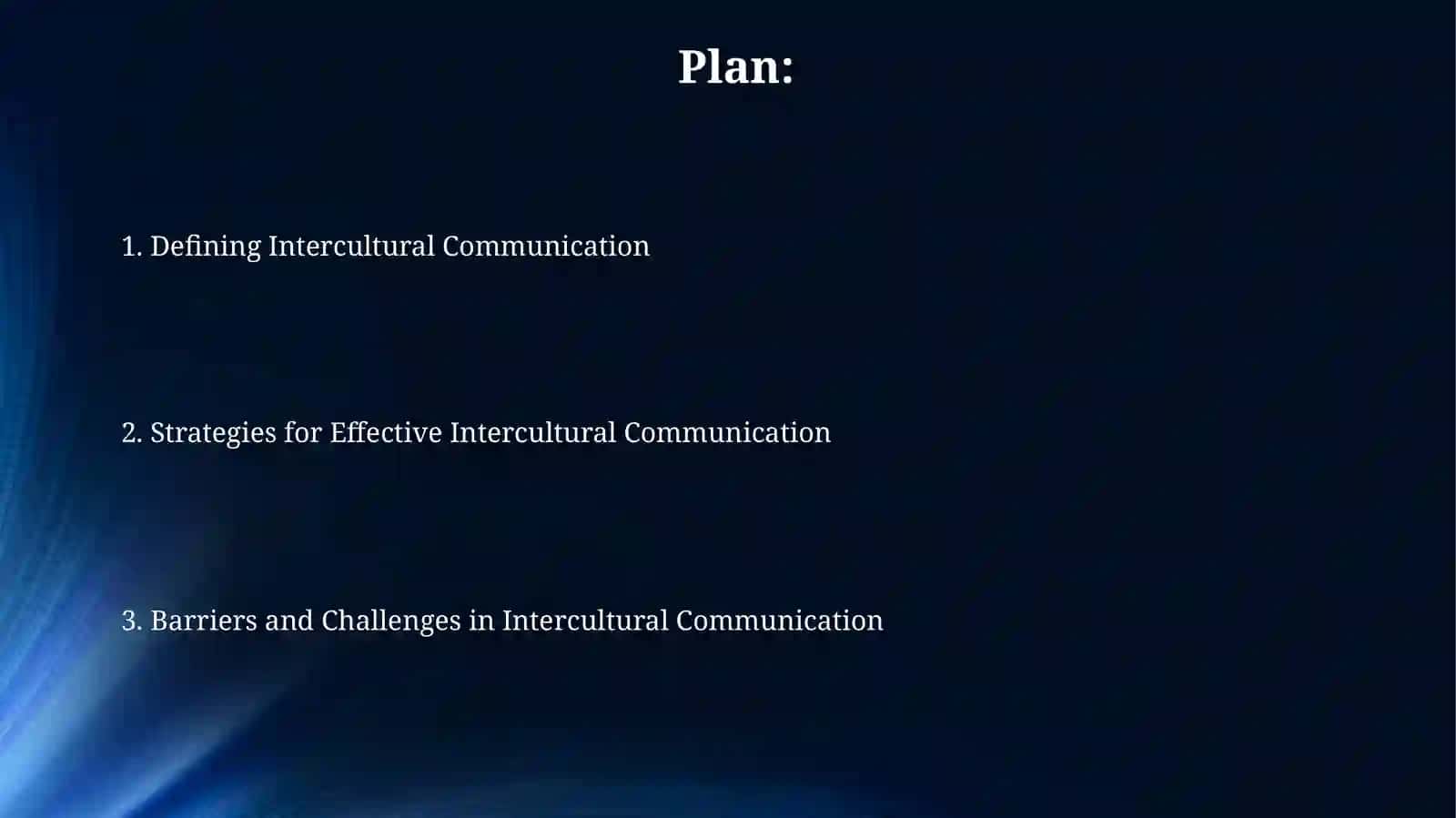 Intercultural communication 2