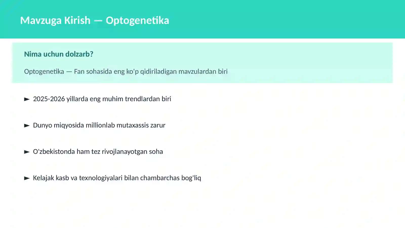 Optogenetika 2