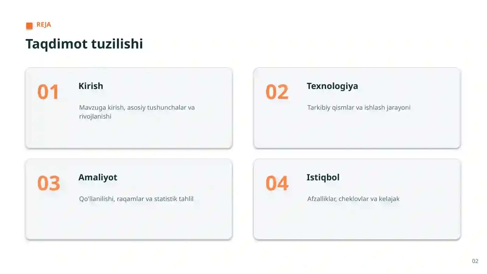 Datchiklar tarmog'i: imkoniyat va yechimlar 2