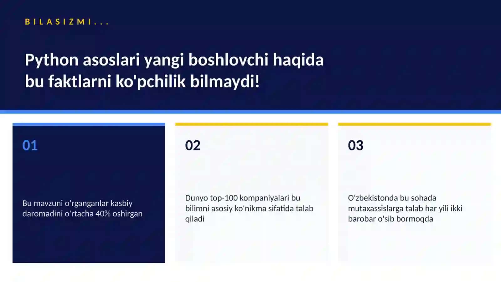 Python asoslari yangi boshlovchi 2