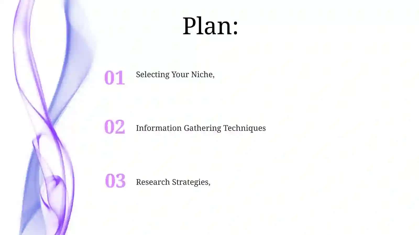 Choosing a topic for an article and collecting information 2