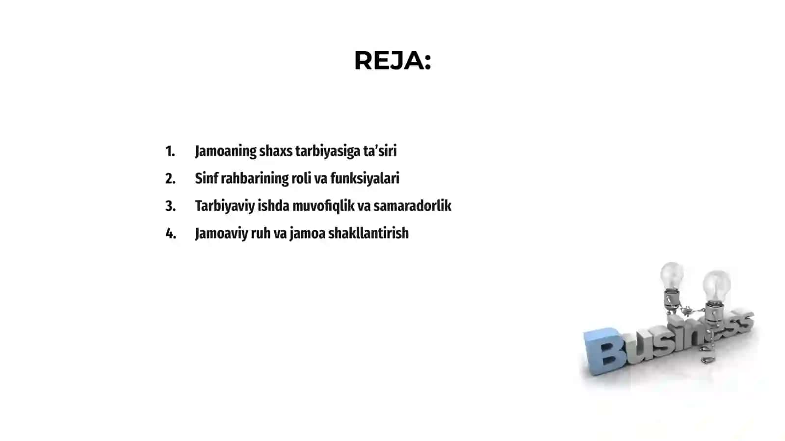 Jamoaning shaxs tarbiyasiga ta’siri 2