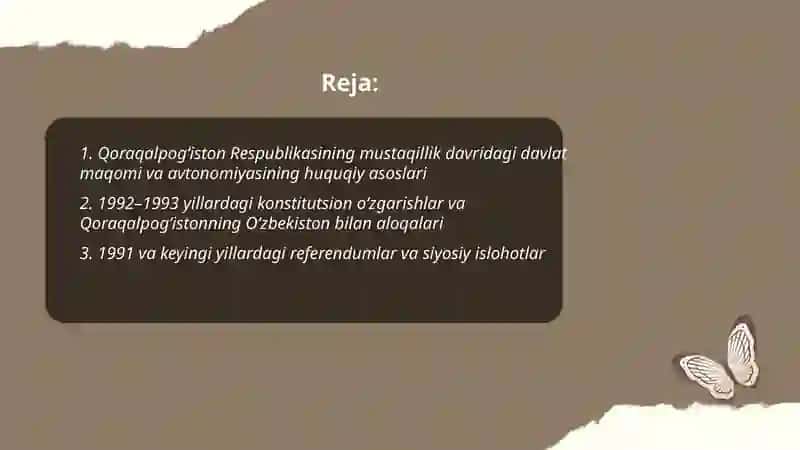 Qoraqalpogʻiston respublikasi Mustaqillik yillarida 2
