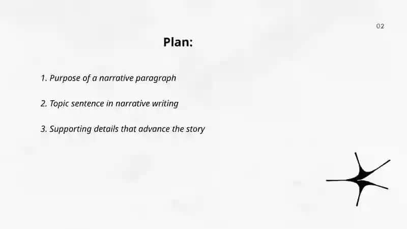 Narrative paragraphs 2