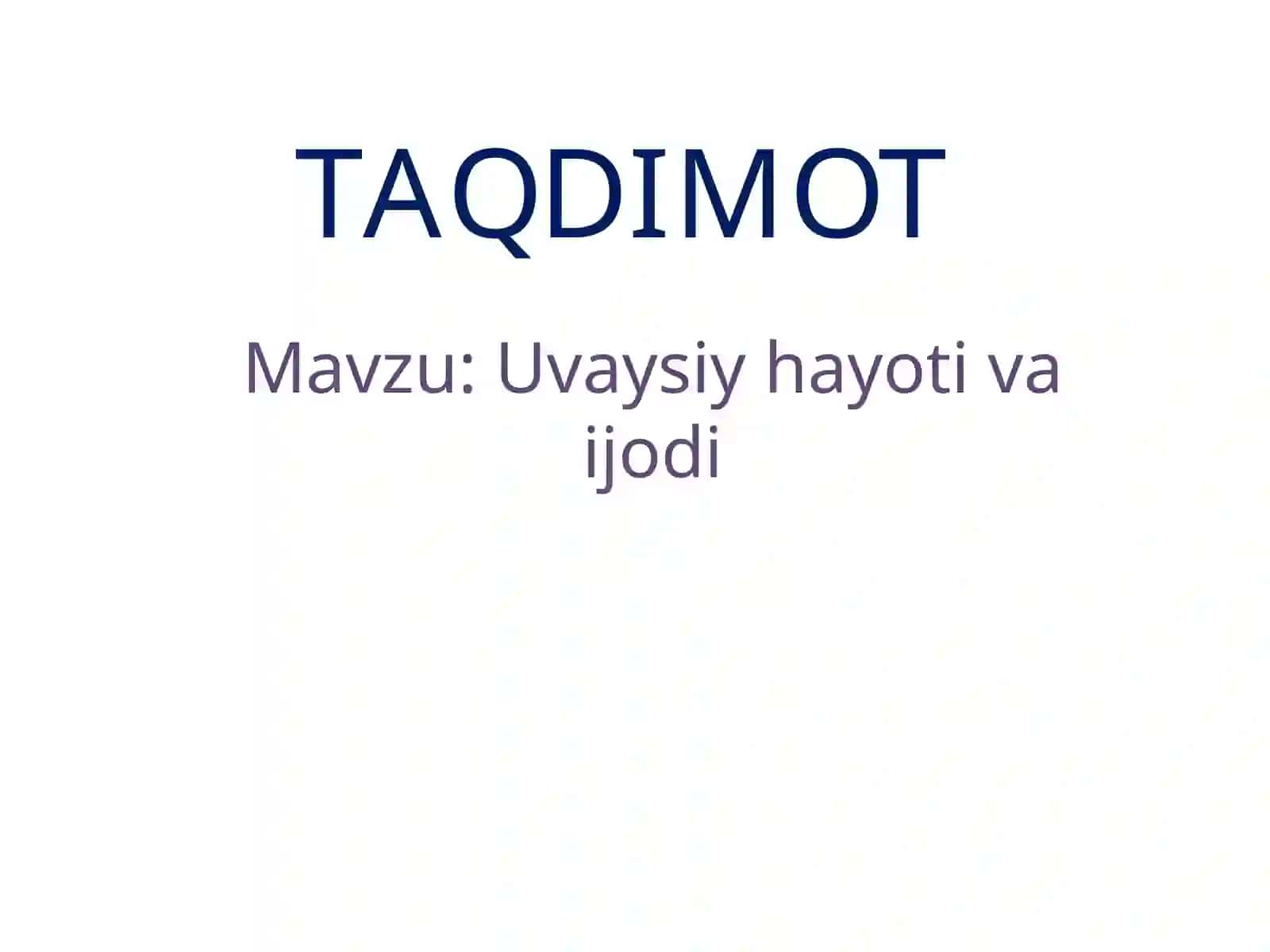 Nodirabegim hayoti va ijodi 2