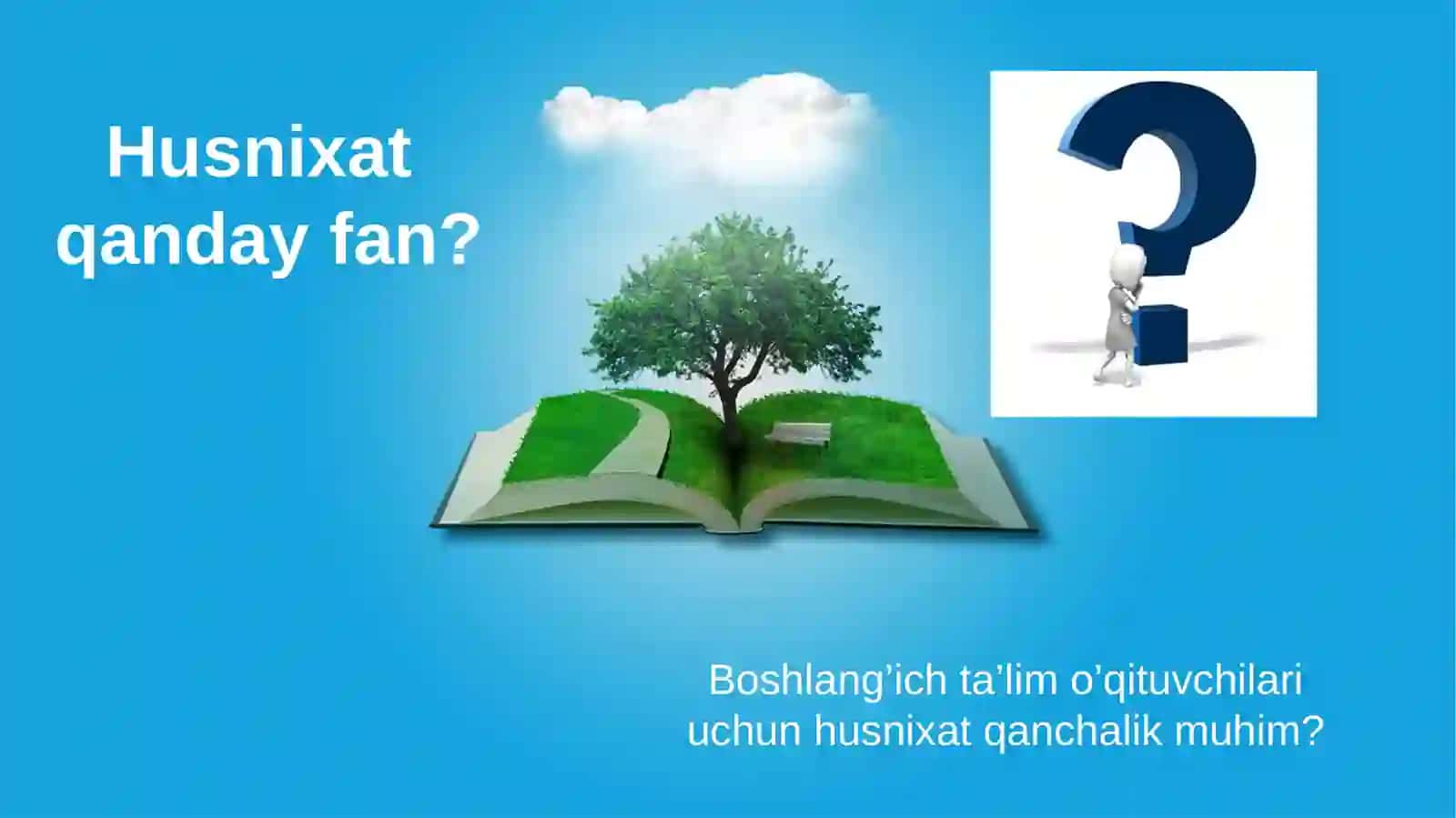 Husnixat va uni o‘qitish metodikasi 2