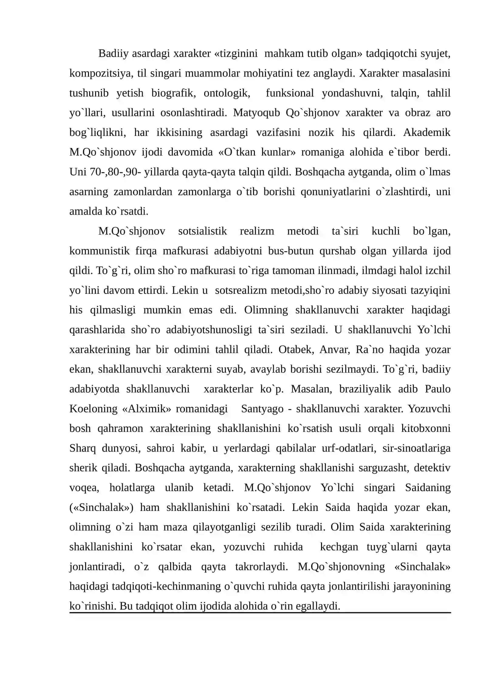 Adabiy xarakter haqida 2