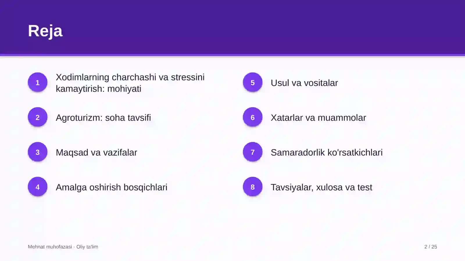 Agroturizmda xodimlarning charchashi va stressini kamaytirish 2