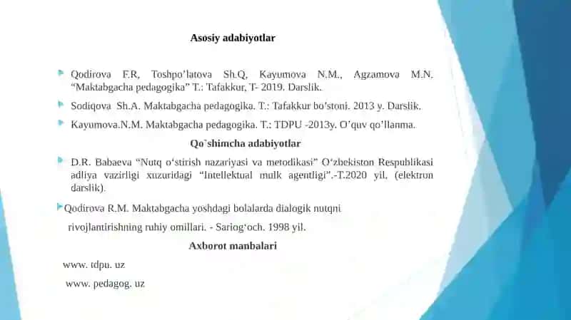 Maktabgacha pedagogika 2