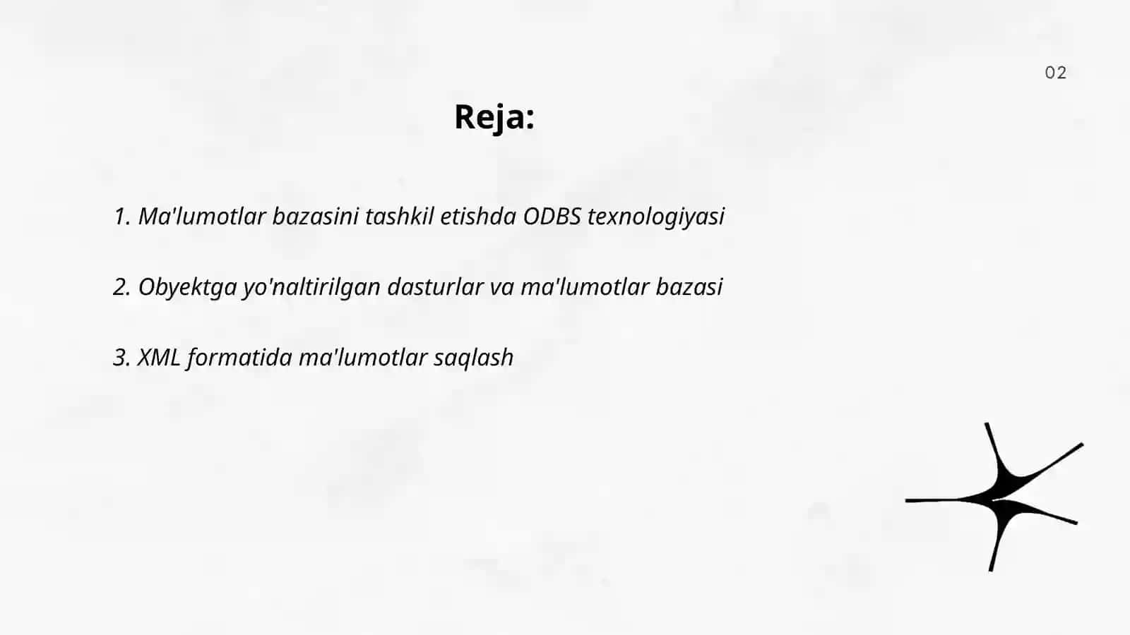 XML va ma'lumotlar bazasi 2