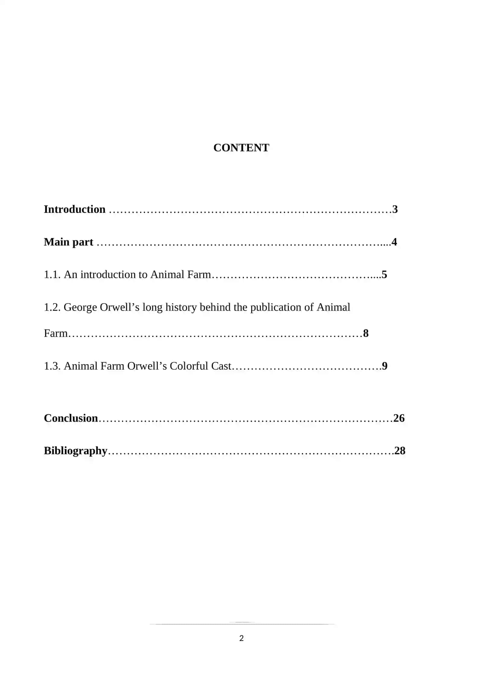 Animal Farm Analysis 2