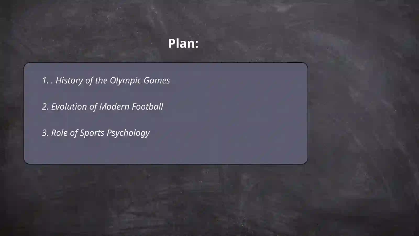 History of the Olympic Games 2