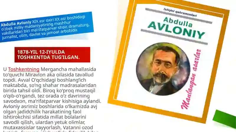 Abdulla Avloniy hayoti va ijodi 2