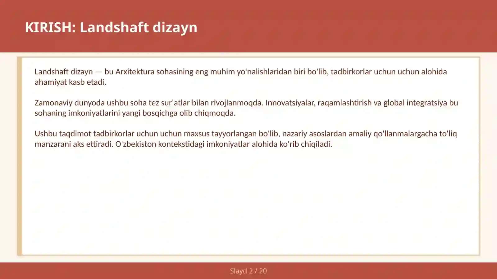 Landshaft dizayn 2