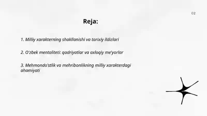 Miliy xarakter, milliy ramzlar va mentalitet 2