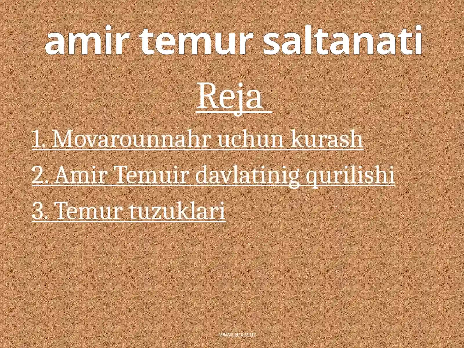 Temurtuzuklari 2