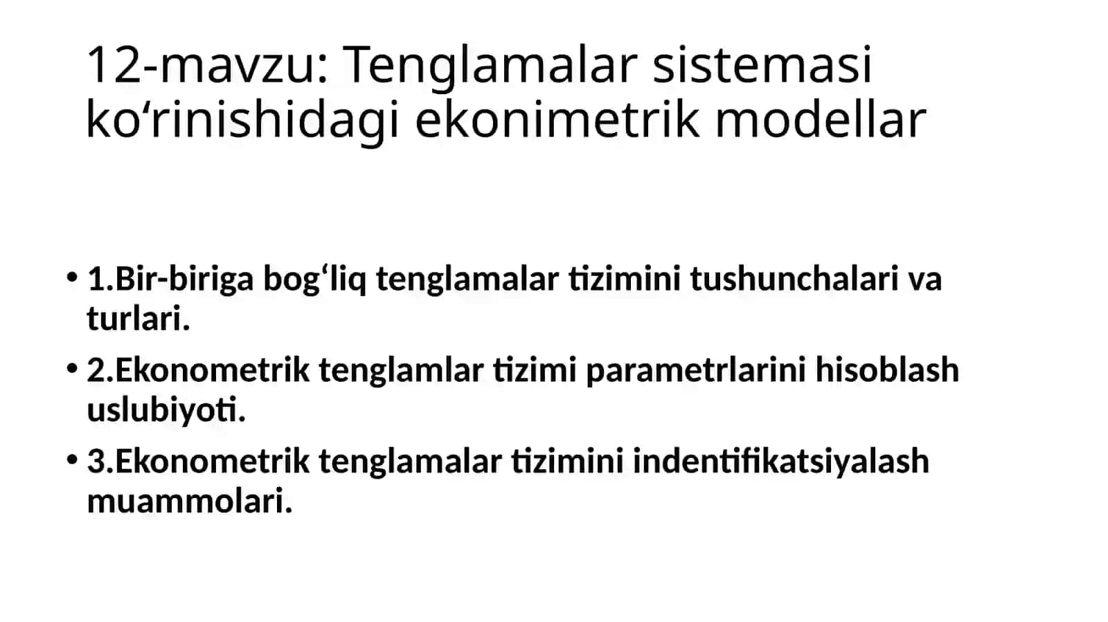 EKONOMETRIKA 2
