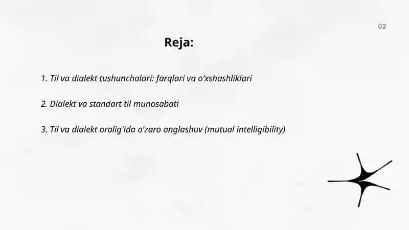Til va dialekt munosabati 2