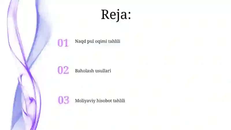 Korxona moliyaviy holati tahlili usullari 2