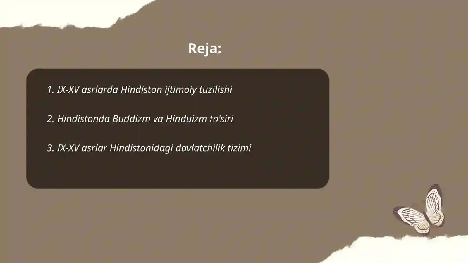 IX-XV asrlarda Hindiston 2
