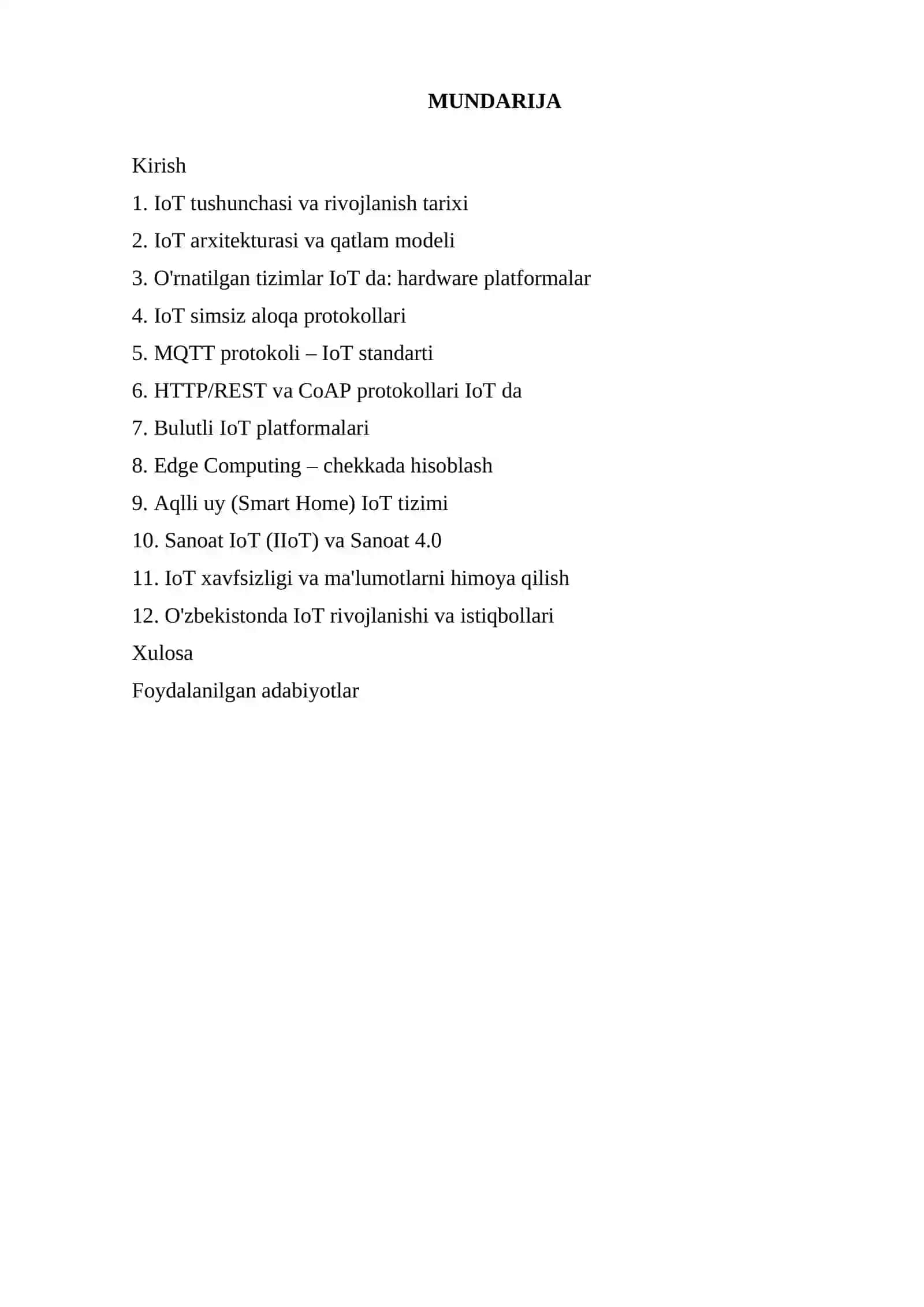 IoT platformalari bilan integratsiya 2