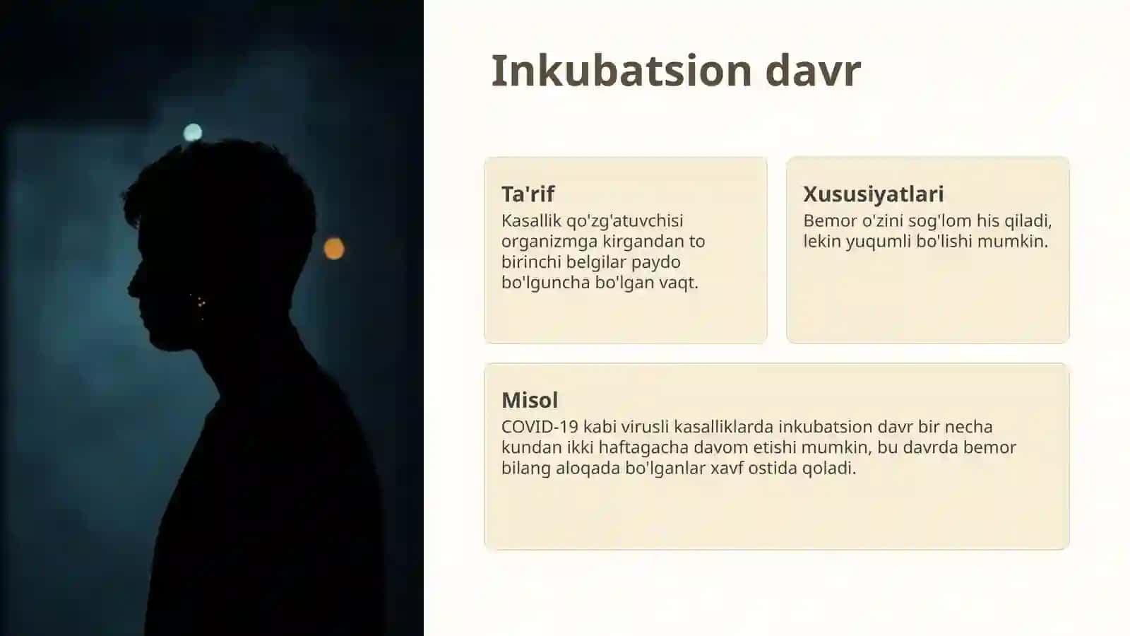 Kasallikning boshlanishi 2