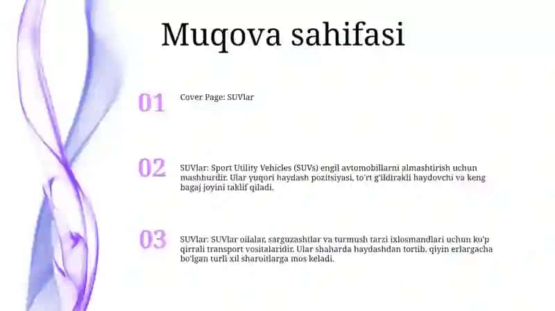 SUVlar 2