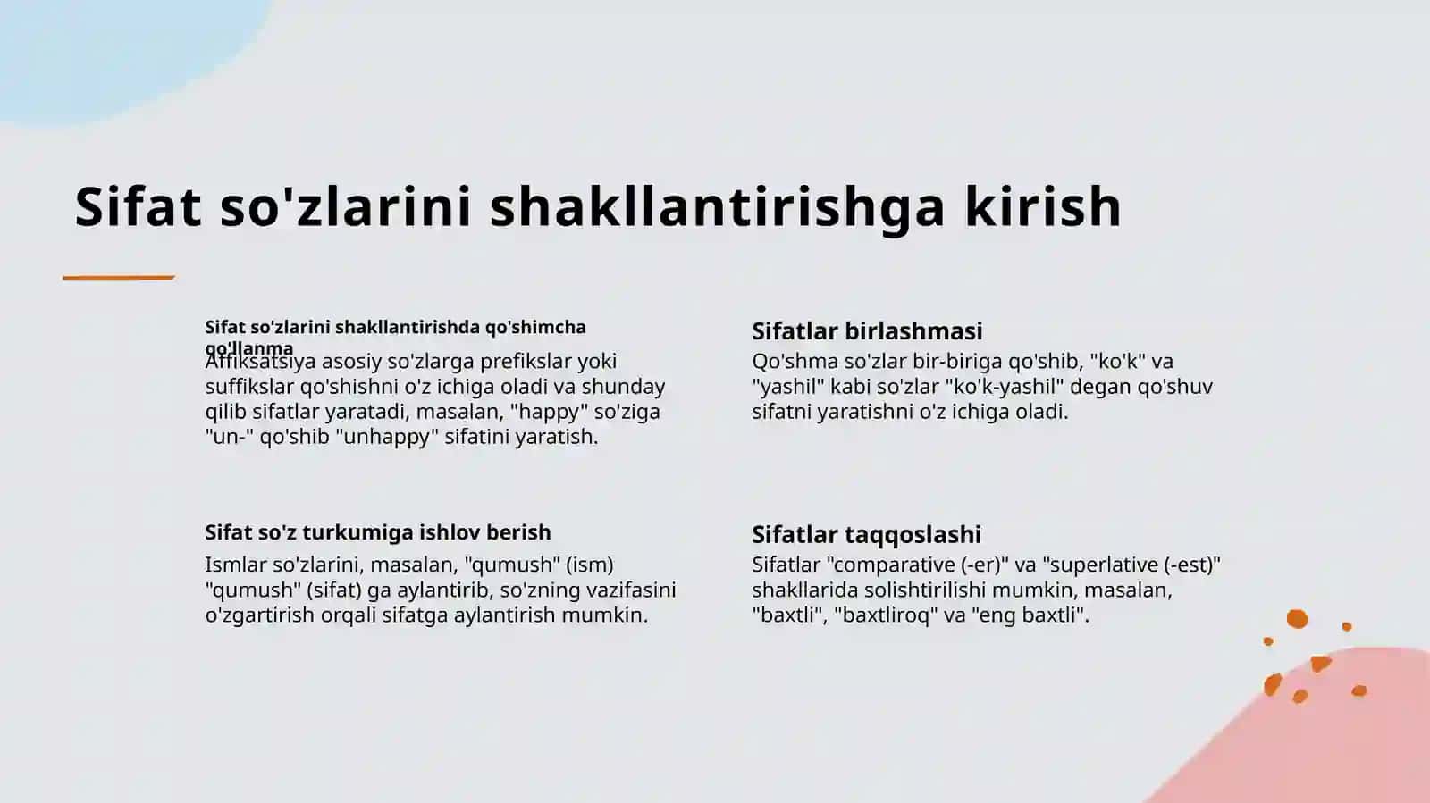 Sifat so z turkumi 2
