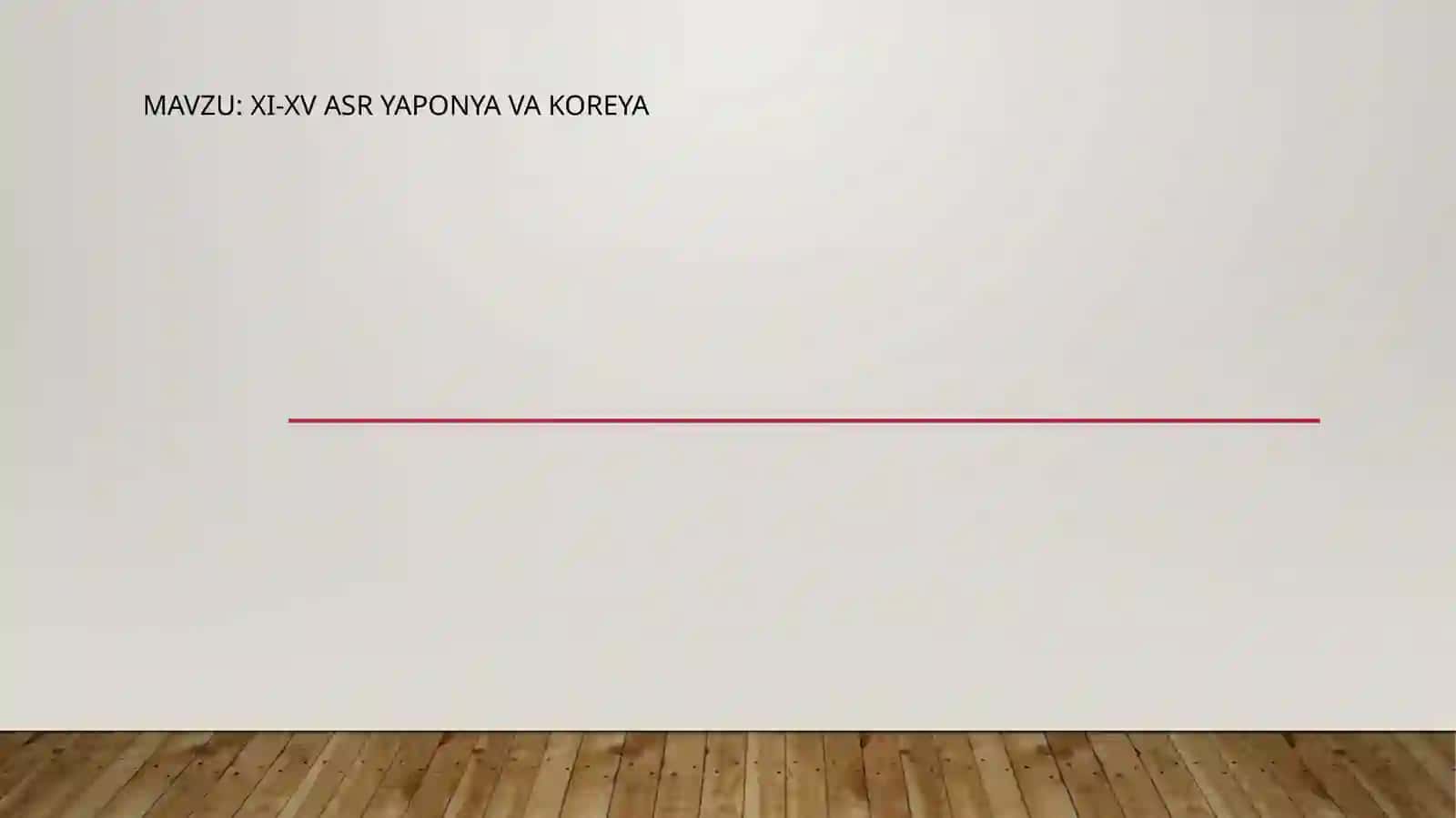 XI-XV asr Yaponya va Koreya 2