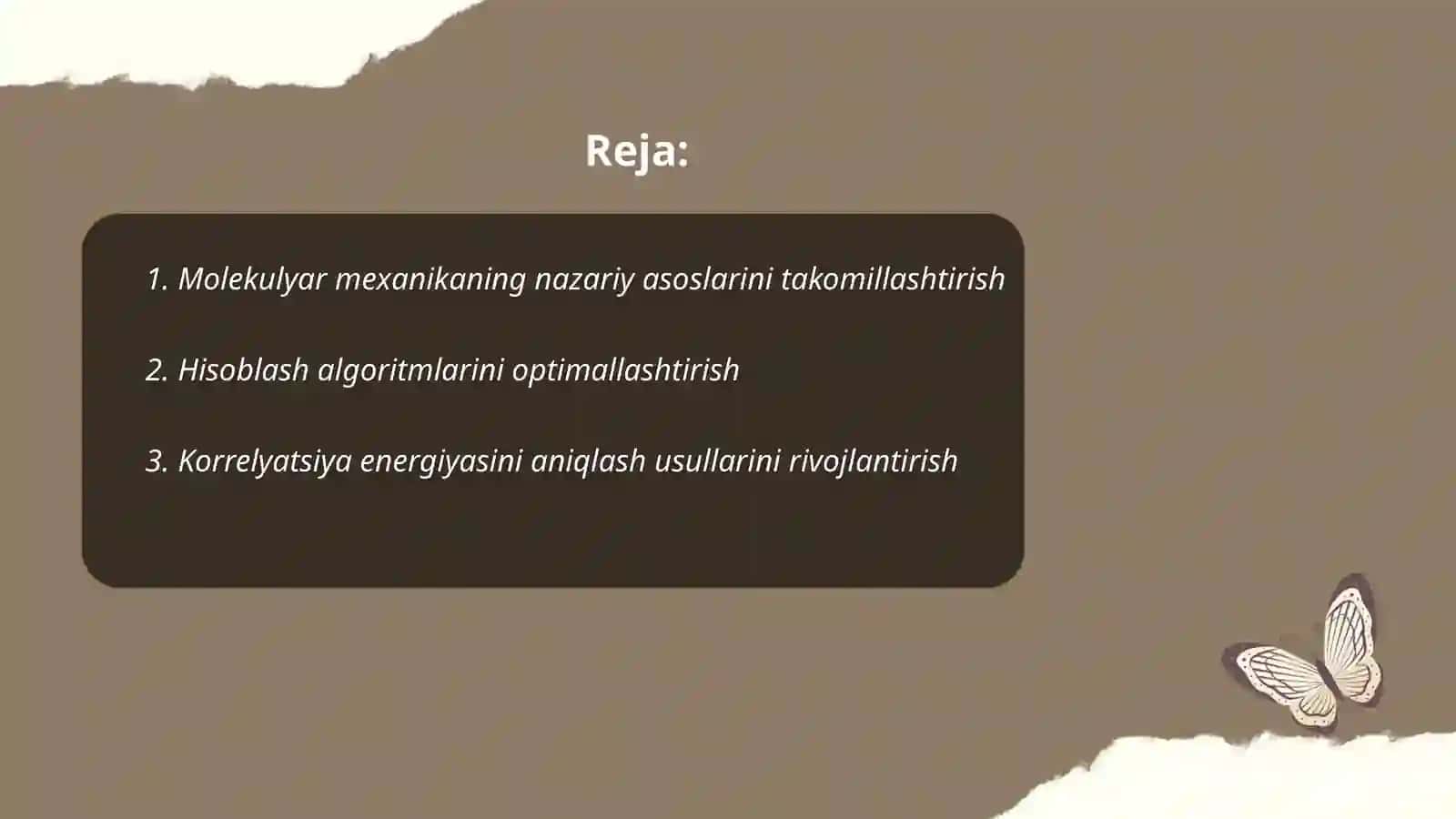 Molekulyar mehanik usullarini aniqliligini oshirish yo'llari 2