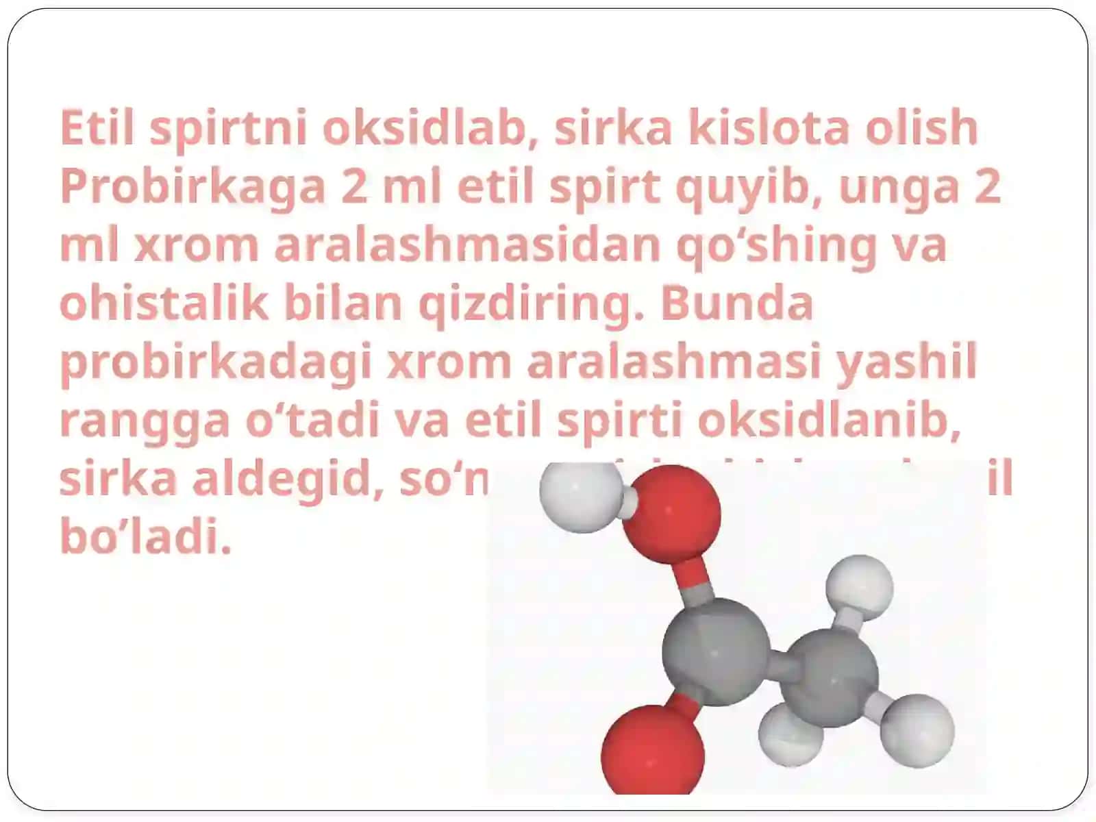 ORGANIK KIMYO(amaliymashg`ulot) 2