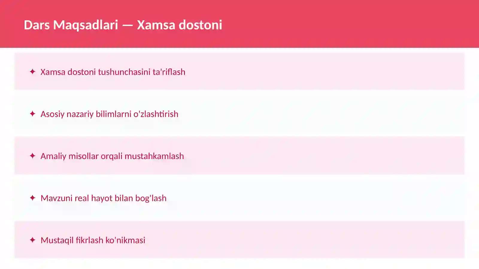 Alisher Navoiy dars ishlanma 2