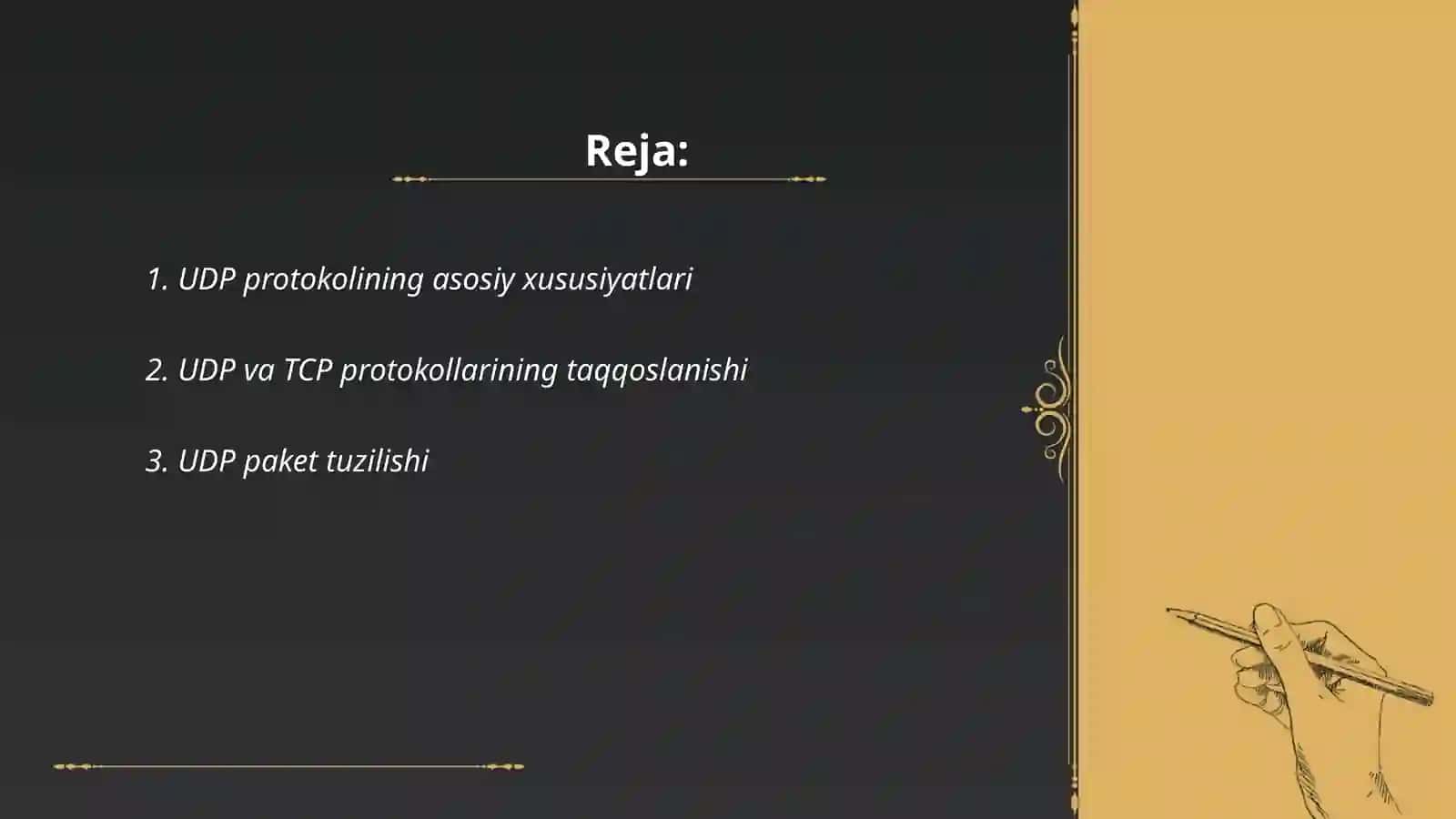 UDP protokoli 2